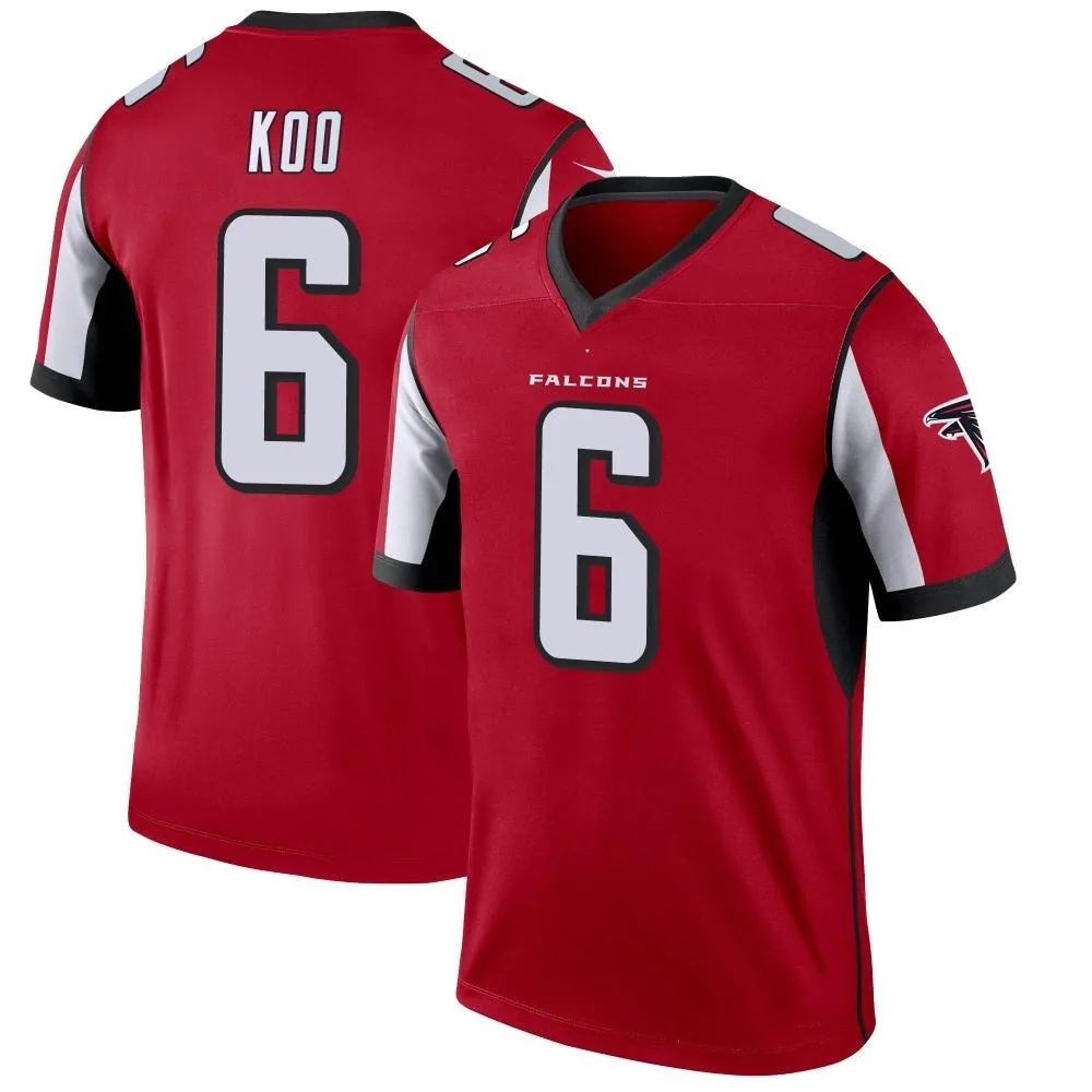 Younghoe Koo Atlanta Falcons Youth Nike Legend Red Jersey Younghoe Koo Atlanta Falcons Youth Nike Legend Red Jersey