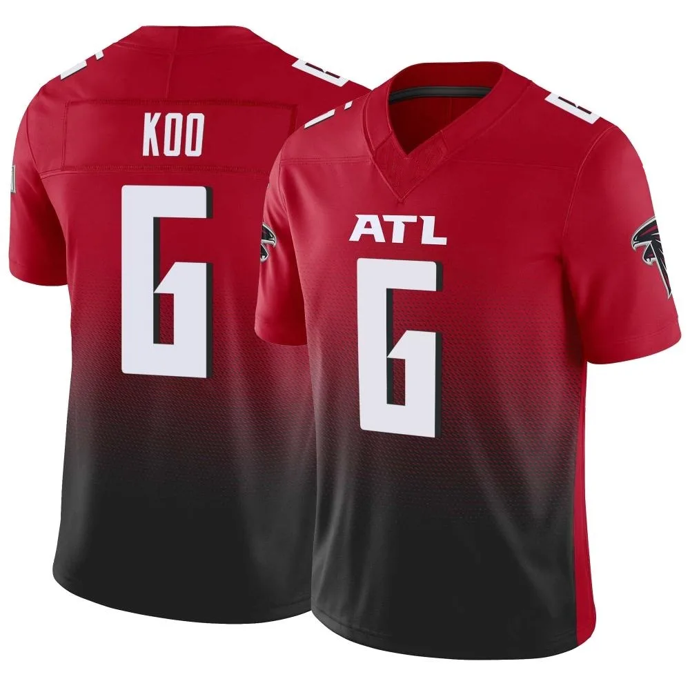 Younghoe Koo Atlanta Falcons Youth Nike Vapor F.U.S.E. Limited Red Jersey Younghoe Koo Atlanta Falcons Youth Nike Vapor F.U.S.E. Limited Red Jersey