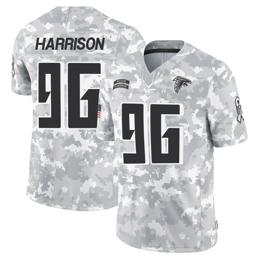 Zach Harrison Atlanta Falcons Men's Nike 2024 Salute To Service Limited Arctic Camo Jersey Zach Harrison Atlanta Falcons Men's Nike 2024 Salute To Service Limited Arctic Camo Jersey