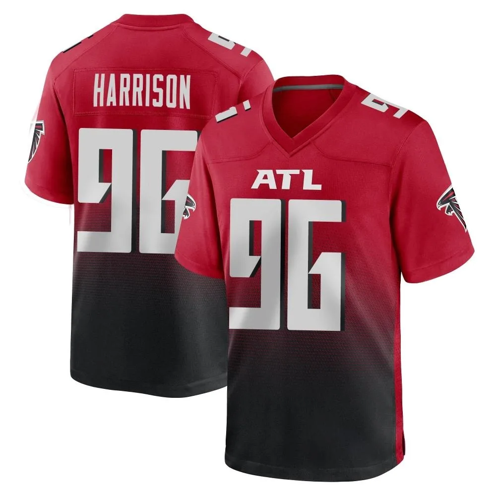 Zach Harrison Atlanta Falcons Men's Nike 2nd Alternate Game Red Jersey Zach Harrison Atlanta Falcons Men's Nike 2nd Alternate Game Red Jersey