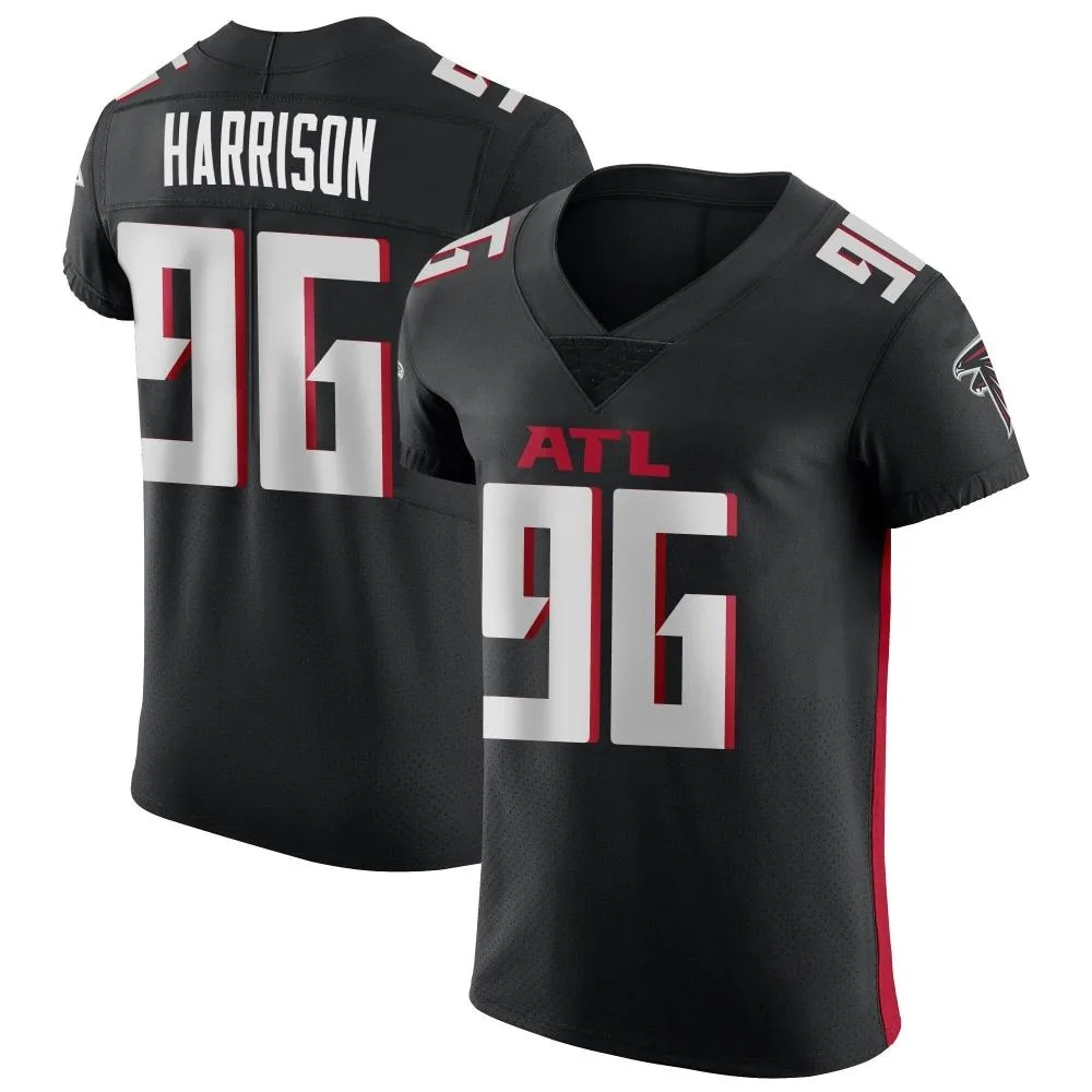 Zach Harrison Atlanta Falcons Men's Nike Alternate Elite Black Jersey Zach Harrison Atlanta Falcons Men's Nike Alternate Elite Black Jersey