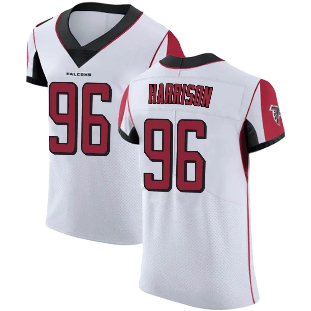 Zach Harrison Atlanta Falcons Men's Nike Elite White Jersey Zach Harrison Atlanta Falcons Men's Nike Elite White Jersey
