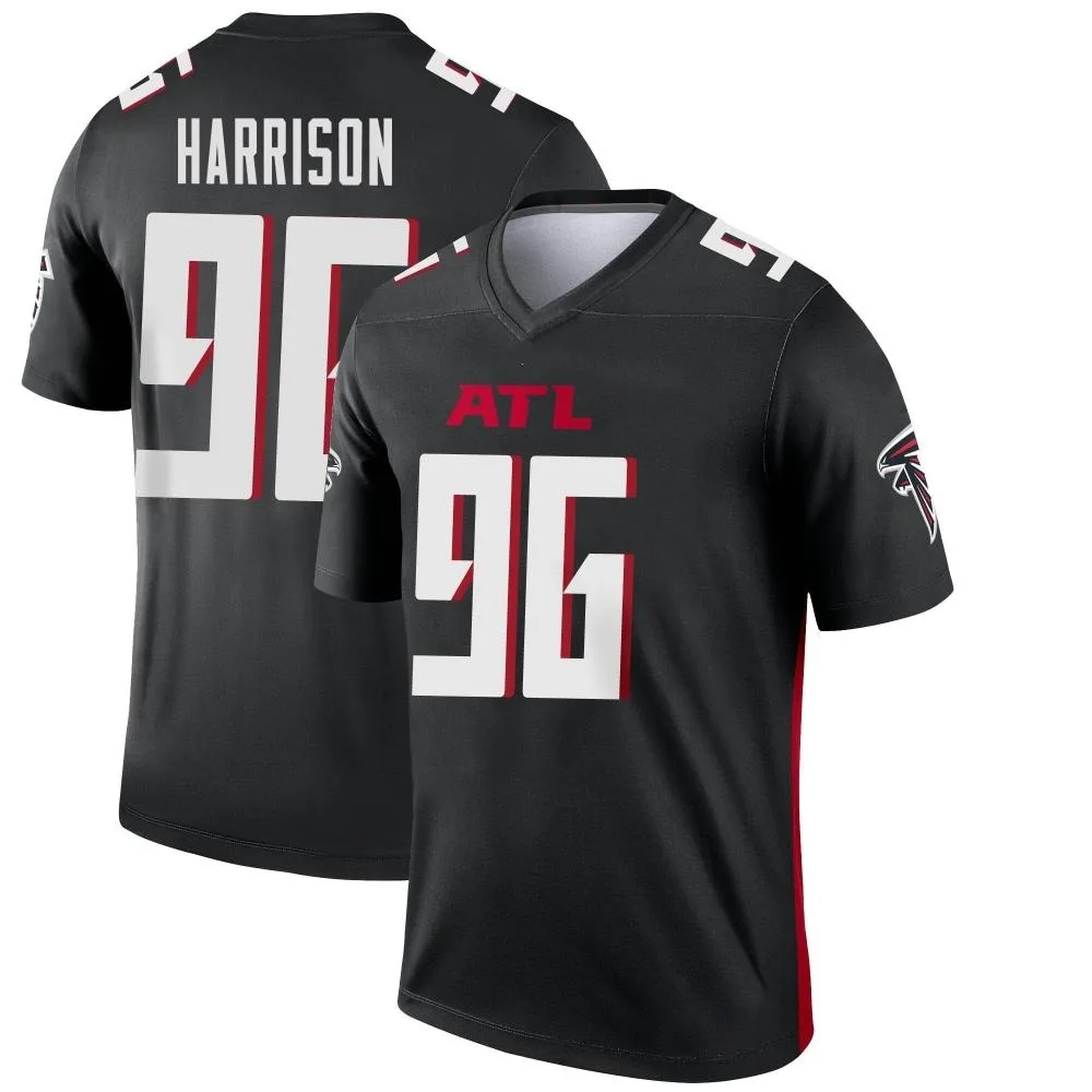 Zach Harrison Atlanta Falcons Men's Nike Legend Black Jersey Zach Harrison Atlanta Falcons Men's Nike Legend Black Jersey