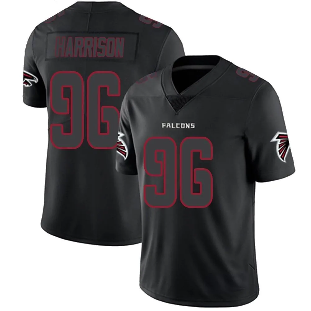 Zach Harrison Atlanta Falcons Men's Nike Limited Black Impact Jersey Zach Harrison Atlanta Falcons Men's Nike Limited Black Impact Jersey