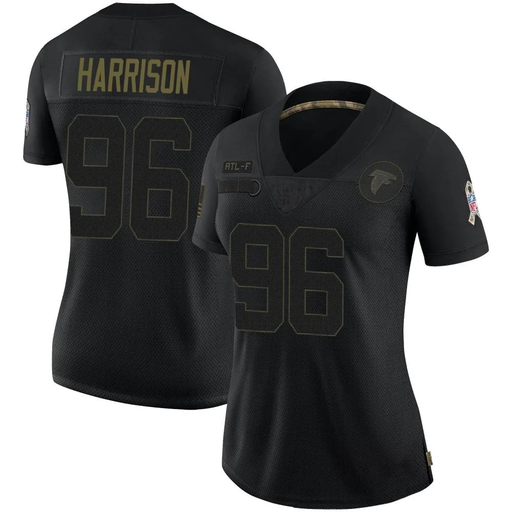 Zach Harrison Atlanta Falcons Women's Nike 2020 Salute To Service Limited Black Jersey Zach Harrison Atlanta Falcons Women's Nike 2020 Salute To Service Limited Black Jersey