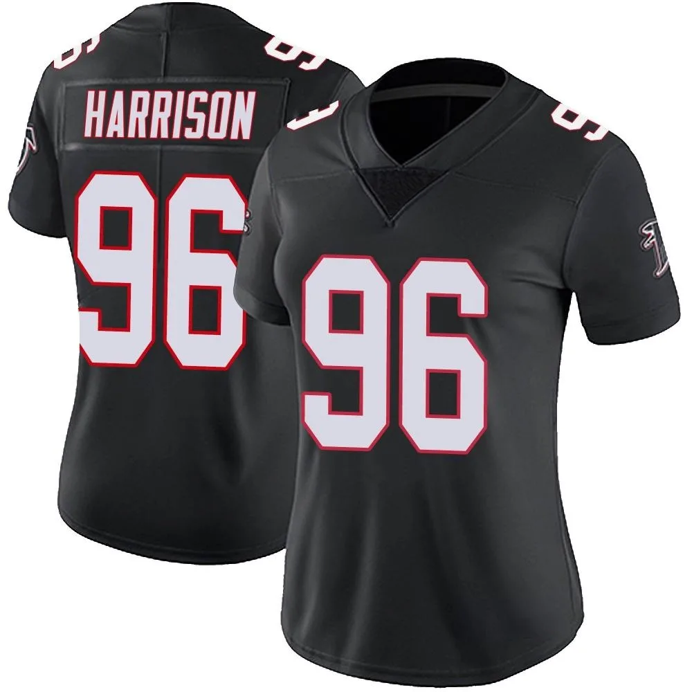Zach Harrison Atlanta Falcons Women's Nike Vapor Untouchable Limited Black Jersey Zach Harrison Atlanta Falcons Women's Nike Vapor Untouchable Limited Black Jersey